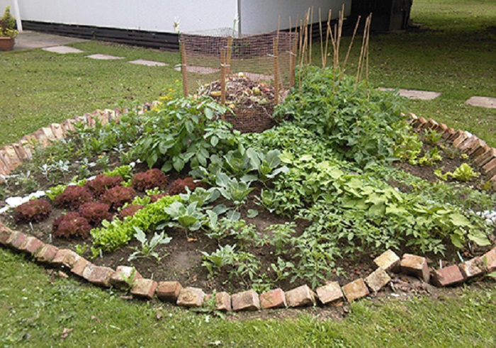 african keyhole garden bed